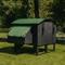 Show in main carousel: Nestera Elevated Lodge Chicken Coop, Large: 5 to 10 Chicken Capacity, waterproof roof slide 3 of 10