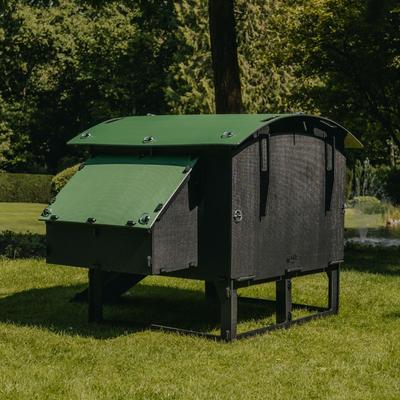 Show full view: Nestera Elevated Lodge Chicken Coop, Large: 5 to 10 Chicken Capacity, waterproof roof slide 3 of 10