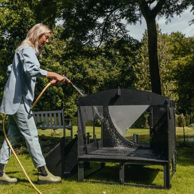Show full view: Nestera Elevated Lodge Chicken Coop, Large: 5 to 10 Chicken Capacity, waterproof roof slide 6 of 10