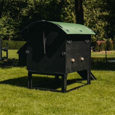 Show full view: Nestera Elevated Lodge Chicken Coop, Medium: 3 to 9 Chicken Capacity, waterproof roof slide 5 of 9