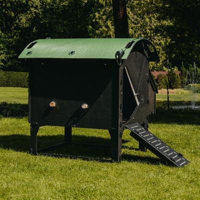 Show full view: Nestera Elevated Lodge Chicken Coop, Medium: 3 to 9 Chicken Capacity, waterproof roof slide 6 of 9