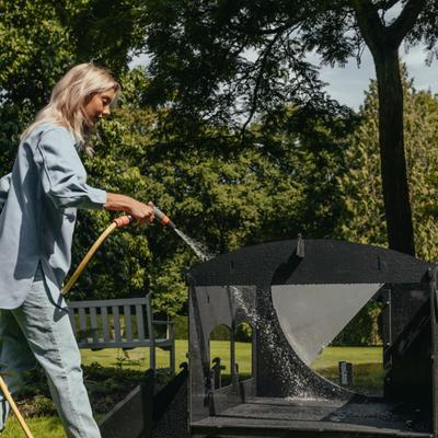 Show full view: Nestera Raised Chicken Coop, Large: 5 to 10 Chicken Capacity, waterproof roof slide 8 of 9