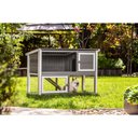New Age Pet Columbia Rabbit Hutch, Grey