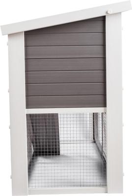 Show full view: New Age Pet Columbia Rabbit Hutch, Grey slide 4 of 8