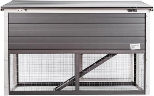 Show full view: New Age Pet Columbia Rabbit Hutch, Grey slide 5 of 8