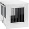 Show in main carousel: New Age Pet ECOFLEX Barn Door Furniture Style Dog Crate & End Table, Antique White, Large slide 5 of 12