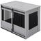 Show in main carousel: New Age Pet ECOFLEX Barn Door Furniture Style Dog Crate & End Table, Grey, X-Large slide 3 of 12