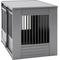 Show in main carousel: New Age Pet ECOFLEX Barn Door Furniture Style Dog Crate & End Table, Grey, X-Large slide 6 of 12