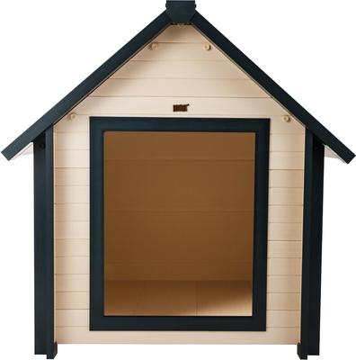 Show full view: New Age Pet ecoFLEX Bunk Style Dog House, Tan, X-Large slide 2 of 11