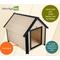 Show in main carousel: New Age Pet ecoFLEX Bunk Style Dog House, Tan, X-Large slide 8 of 11