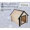 Show in main carousel: New Age Pet ecoFLEX Bunk Style Dog House, Tan, X-Large slide 7 of 11