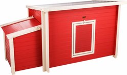 New Age Pet ECOFLEX Fontana Urban Farm Chicken Barn, Red slide 2 of 9