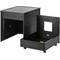 Show in main carousel: New Age Pet ECOFLEX Freedom LitterLoo with Pull Out Drawer End Table Cat Litter Box Enclosure, Black slide 5 of 12