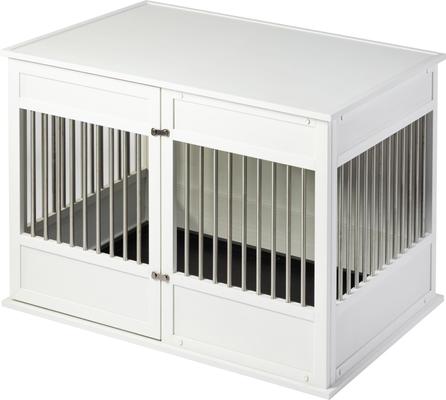 Show full view: New Age Pet ECOFLEX Horizon Dog Crate, Antique White, X-Large slide 3 of 12