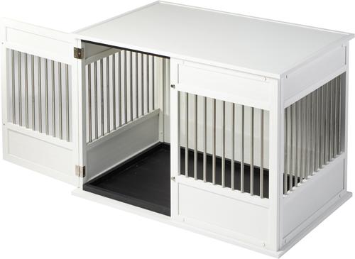 Show full view: New Age Pet ECOFLEX Horizon Dog Crate, Antique White, X-Large slide 4 of 12