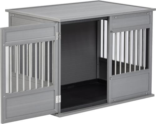 Show full view: New Age Pet ECOFLEX Horizon Dog Crate, Grey, Large slide 4 of 11