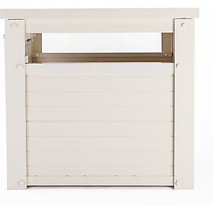 New Age Pet ECOFLEX Litter Box Cover End Table, Antique White, Standard