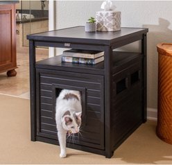 New Age Pet ECOFLEX Litter Box Cover End Table, Espresso, Jumbo