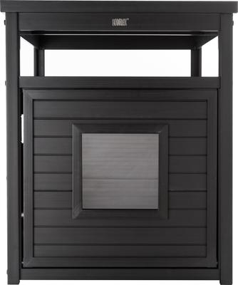 Show full view: New Age Pet ECOFLEX Litter Box Cover End Table, Espresso, Jumbo slide 3 of 13