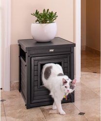 New Age Pet ECOFLEX Litter Box Cover End Table, Espresso, Standard
