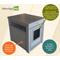 Show in main carousel: New Age Pet ECOFLEX Litter Box Cover End Table, Grey, Standard slide 7 of 12