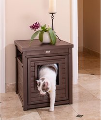 New Age Pet ECOFLEX Litter Box Cover End Table, Russet Brown, Standard