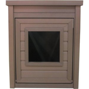 New Age Pet ECOFLEX Litter Box Cover End Table, Russet Brown, Standard