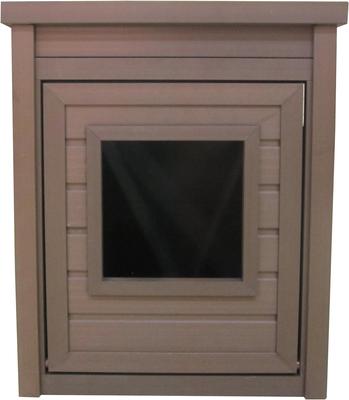 Show full view: New Age Pet ECOFLEX Litter Box Cover End Table, Russet Brown, Standard slide 3 of 12