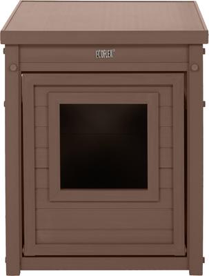 Show full view: New Age Pet ECOFLEX Litter Box Cover End Table, Russet Brown, Standard slide 8 of 12