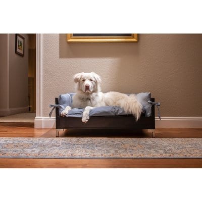 New Age Pet New Age Pet ECOFLEX Manhattan Raised Dog & Cat Bed with Cushion, Espresso, X-Large