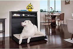 New Age Pet ECOFLEX Murphy Style Orthopedic Dog Bed with Removable Cover, X-Large, Black