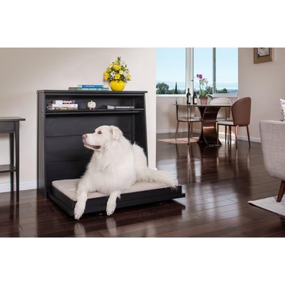 New Age Pet New Age Pet ECOFLEX Murphy Style Orthopedic Dog Bed with Removable Cover, X-Large, Black
