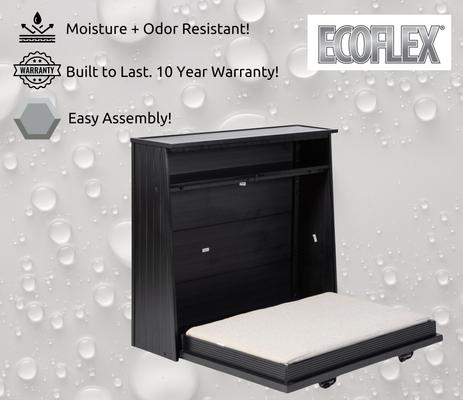 Show full view: New Age Pet ECOFLEX Murphy Style Orthopedic Dog Bed with Removable Cover, X-Large, Black slide 8 of 11