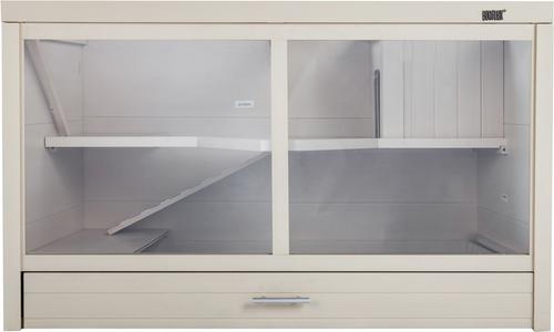 Show full view: New Age Pet ECOFLEX Park Avenue Indoor Small Animal Hutch, Maple, Small slide 2 of 10