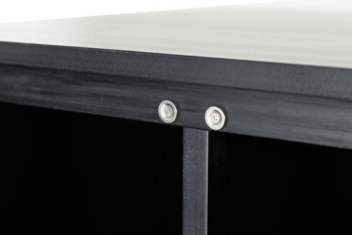 Show full view: New Age Pet ECOFLEX Promax LitterLoo Cover Table Cat Litter Box Enclosure, Black Espresso slide 7 of 12