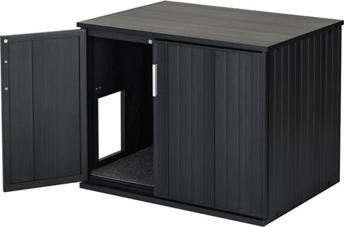Show full view: New Age Pet ECOFLEX Promax LitterLoo Cover Table Cat Litter Box Enclosure, Black Espresso slide 9 of 12