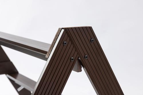 Show full view: New Age Pet ECOFLEX Restful Roost A-Shape Chicken Roosting Bar, Walnut, Large slide 3 of 10