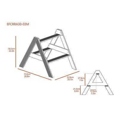 Show full view: New Age Pet ECOFLEX Restful Roost A-Shape Chicken Roosting Bar, Walnut, Medium slide 7 of 11