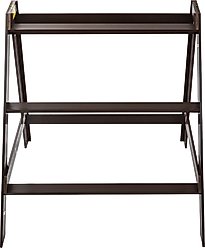 New Age Pet ECOFLEX Restful Roost L-Shape Chicken Roosting Bar, Walnut, Large