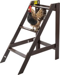 New Age Pet ECOFLEX Restful Roost L-Shape Chicken Roosting Bar, Walnut, Medium
