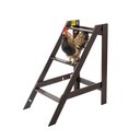New Age Pet ECOFLEX Restful Roost L-Shape Chicken Roosting Bar, Walnut, Medium