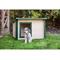 Show in main carousel: New Age Pet ECOFLEX Rustic Lodge Style Outdoor Dog House, Tan, Medium slide 1 of 11