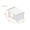 Show in main carousel: New Age Pet ECOFLEX Rustic Lodge Style Outdoor Dog House, Tan, Medium slide 6 of 11