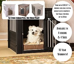 New Age Pet ecoFLEX Single Door Furniture Style Dog Crate & End Table, Antique White, 23 inch slide 2 of 8