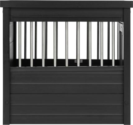 Show full view: New Age Pet ecoFLEX Single Door Furniture Style Dog Crate & End Table, Espresso, 23 inch slide 4 of 13