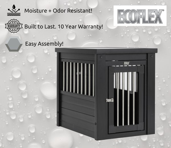 NEW AGE PET ecoFLEX Single Door Furniture Style Dog Crate &amp; End Table ...