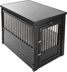 New Age Pet ECOFLEX Single Door Furniture Style Dog Crate & End Table, Espresso, Large slide 2 of 9