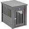 Show in main carousel: New Age Pet ecoFLEX Single Door Furniture Style Dog Crate & End Table, Grey, 23 inch slide 1 of 12