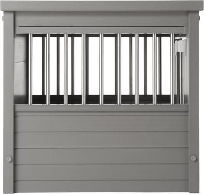 Show full view: New Age Pet ecoFLEX Single Door Furniture Style Dog Crate & End Table, Grey, 23 inch slide 6 of 12