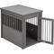 Show in main carousel: New Age Pet ecoFLEX Single Door Furniture Style Dog Crate & End Table, Grey, 29 inch slide 5 of 13